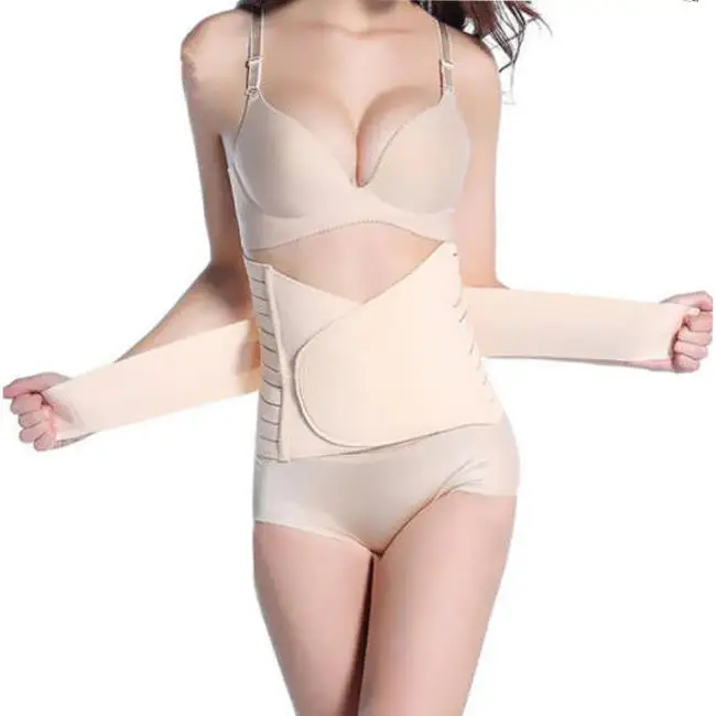 cheap 2024Hot Sale High Waist Postpartum Corset Body Shaper Girdle Pelvic Underwear