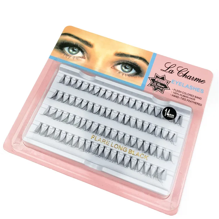 Individual Eyelash Extensions Self Grafting Lashes Natural Looking Premade Fans 5D Fake Eyelashes