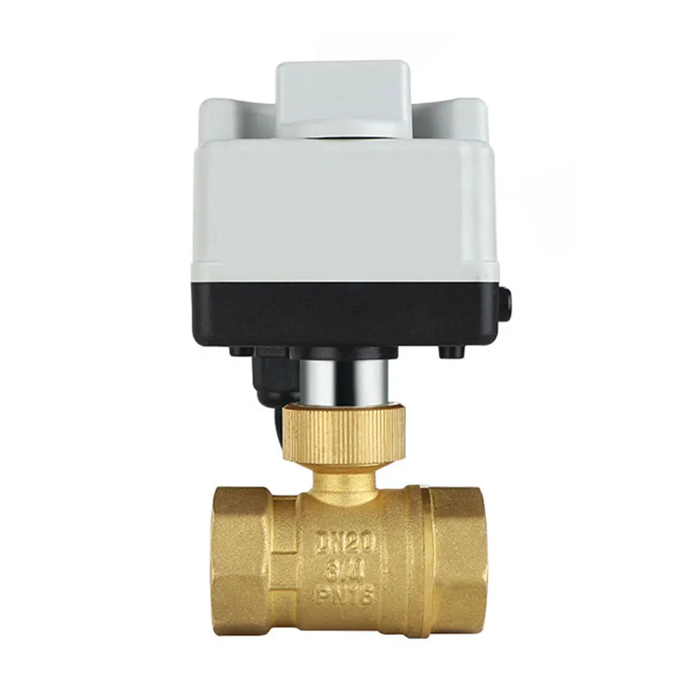 Motorized Electric Ball Valve Manual Switch Actuator 2-way DN15 DN20 DN25 DN32 DN40 DN50 Reduced Caliber 220V DC AC 24V 12V