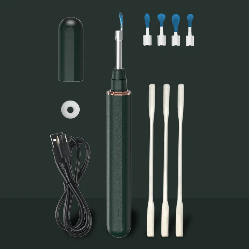 
2021 New Arrival Wireless WIFI endoscope otoscope electric ear cleaner with carema ear wax remover 