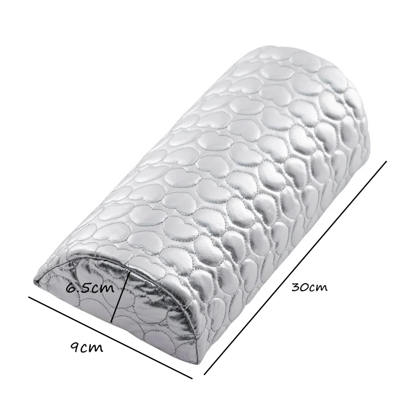 MU Nail Hand Pillow Half Round Peach Heart Hand Pillow Cushion Nail Leather Face Love Hand Pillow