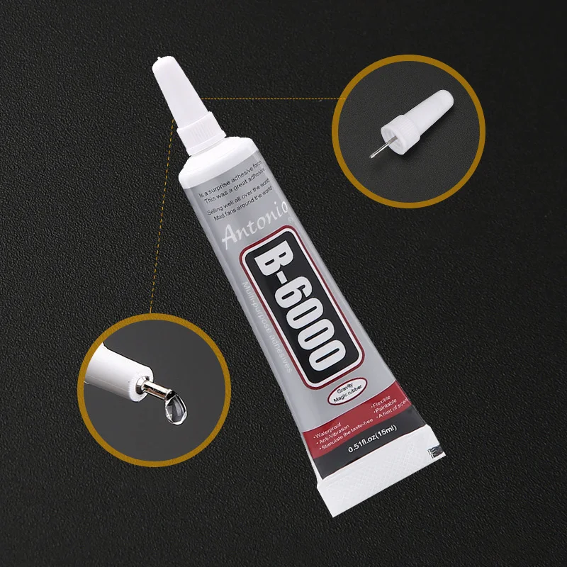  B6000 15 мл клей superglue точка для ремонта алмазных украшений DIY многоцелевой сотового телефона сенсорного экрана стекла