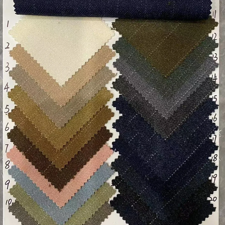 Jiexingtextile, Высококачественная Мужская Роскошная итальянская ткань для костюмов, смешанная, в наличии, камвольная шерсть с полосками, тканая техника