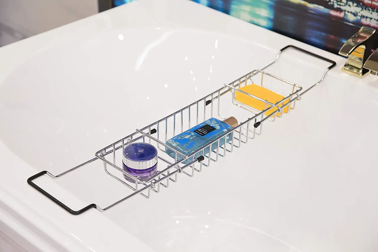 Удлинительная стойка для ванны Caddy Deluxe Chrome