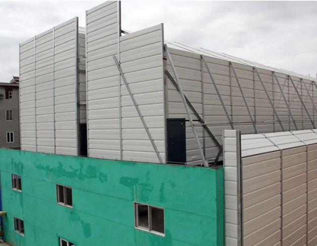 Good price sturdy and durable noise reduction and sound insulation screen  construction site metal sound barriers fence