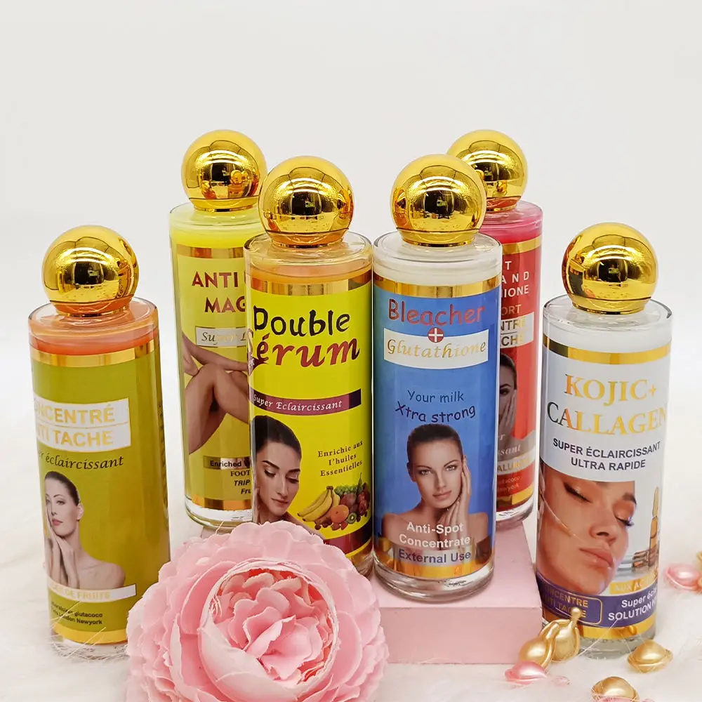 OEM Skin Care Pigmentation Removal Serum Whitening Brightening Natural Organic Vegan Dark Spot Coretcting Glow Serum