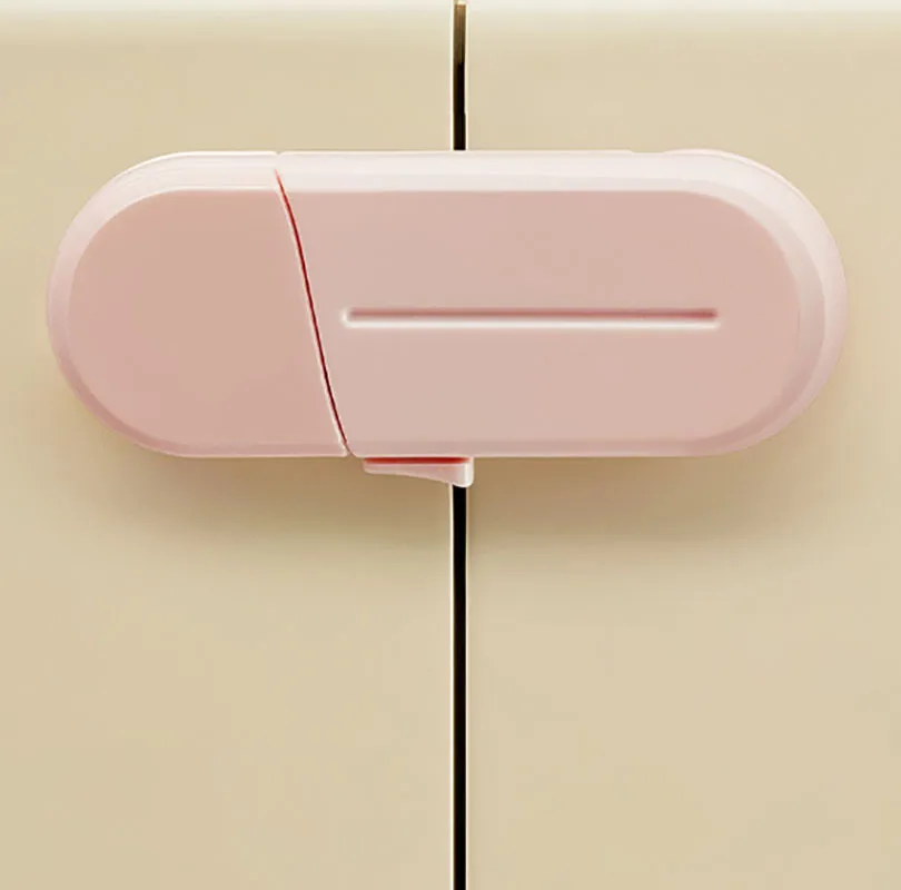 Custom-made high-quality child safety lock drawer safety buckle anti-treasure grip door latch lock