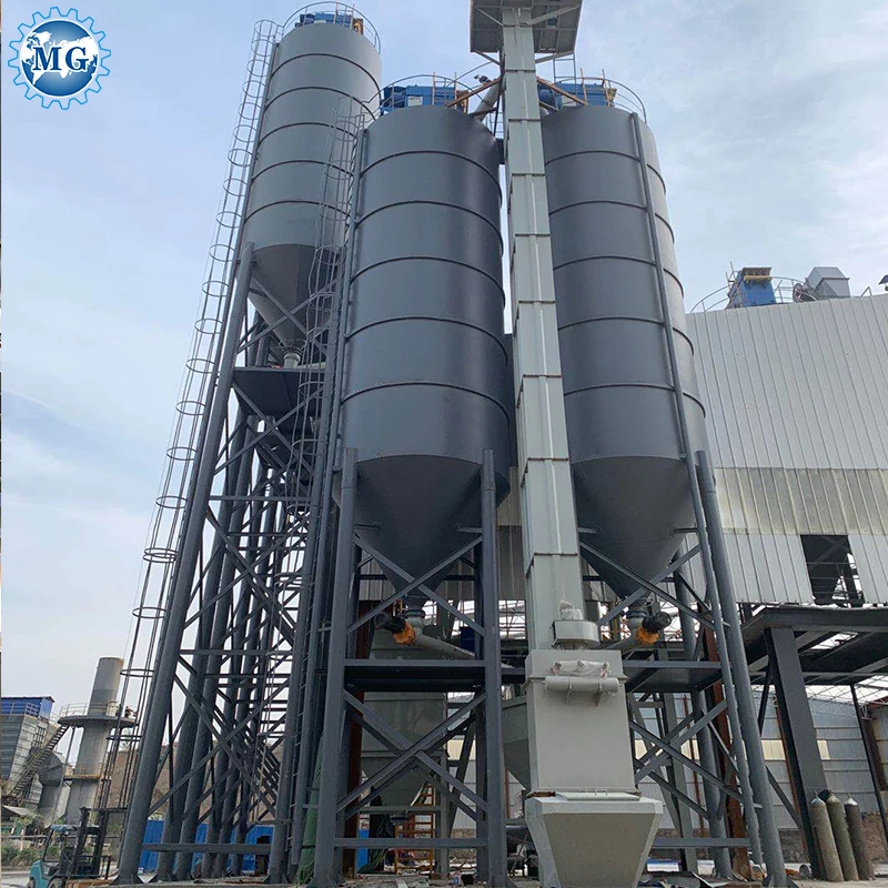 New Product Detachable Bolted Storage Silo Latest German Technology China Twin Shaft Mixer Powder Silo for Dry Mortar Plant