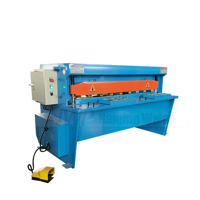 6ft metal shearing cutting machine 1600mm blades for mechanical guillotine