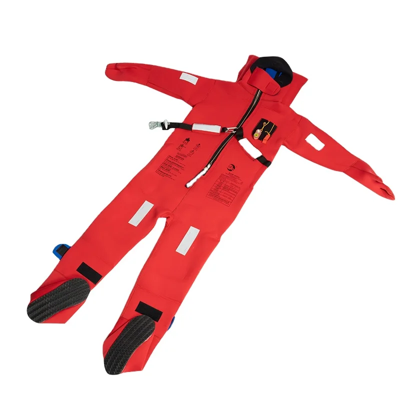 marine survival suit solas approved Insulation immersion suit/ self flotation survival suit