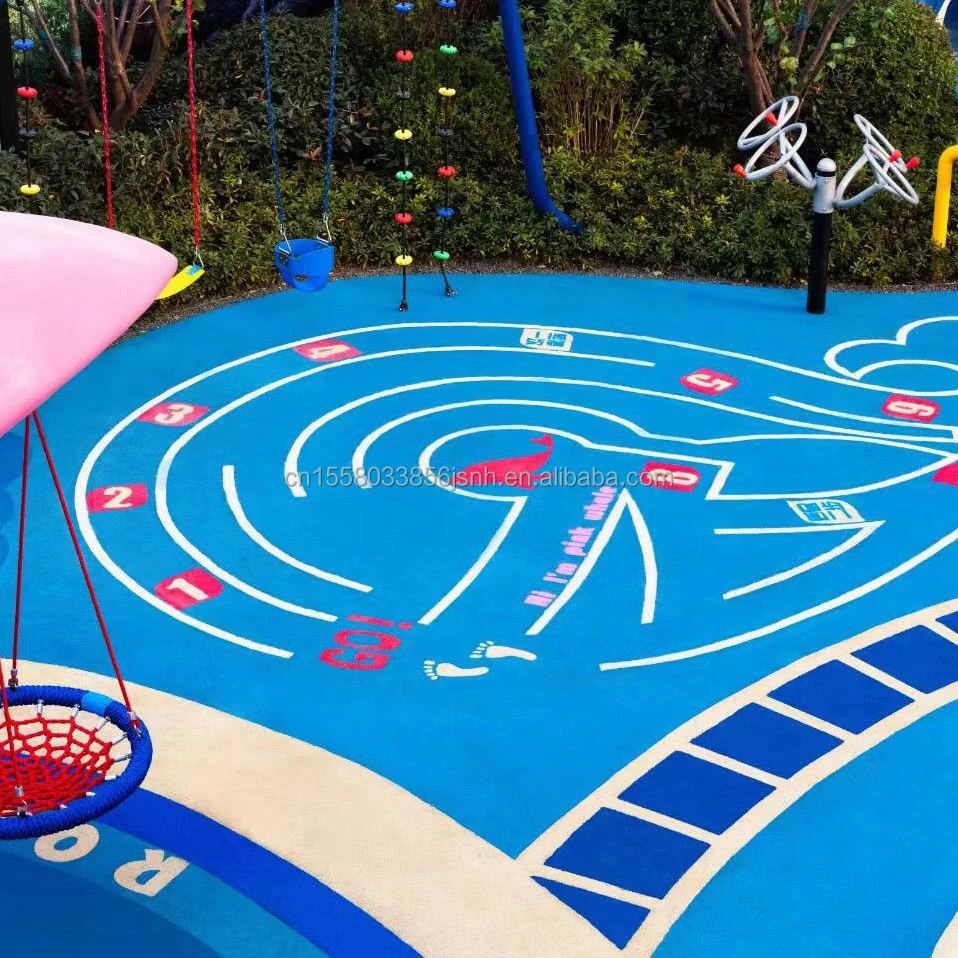Высокоэластичные 48-цветные резиновые гранулы EPDM спортивные дорожки напольные