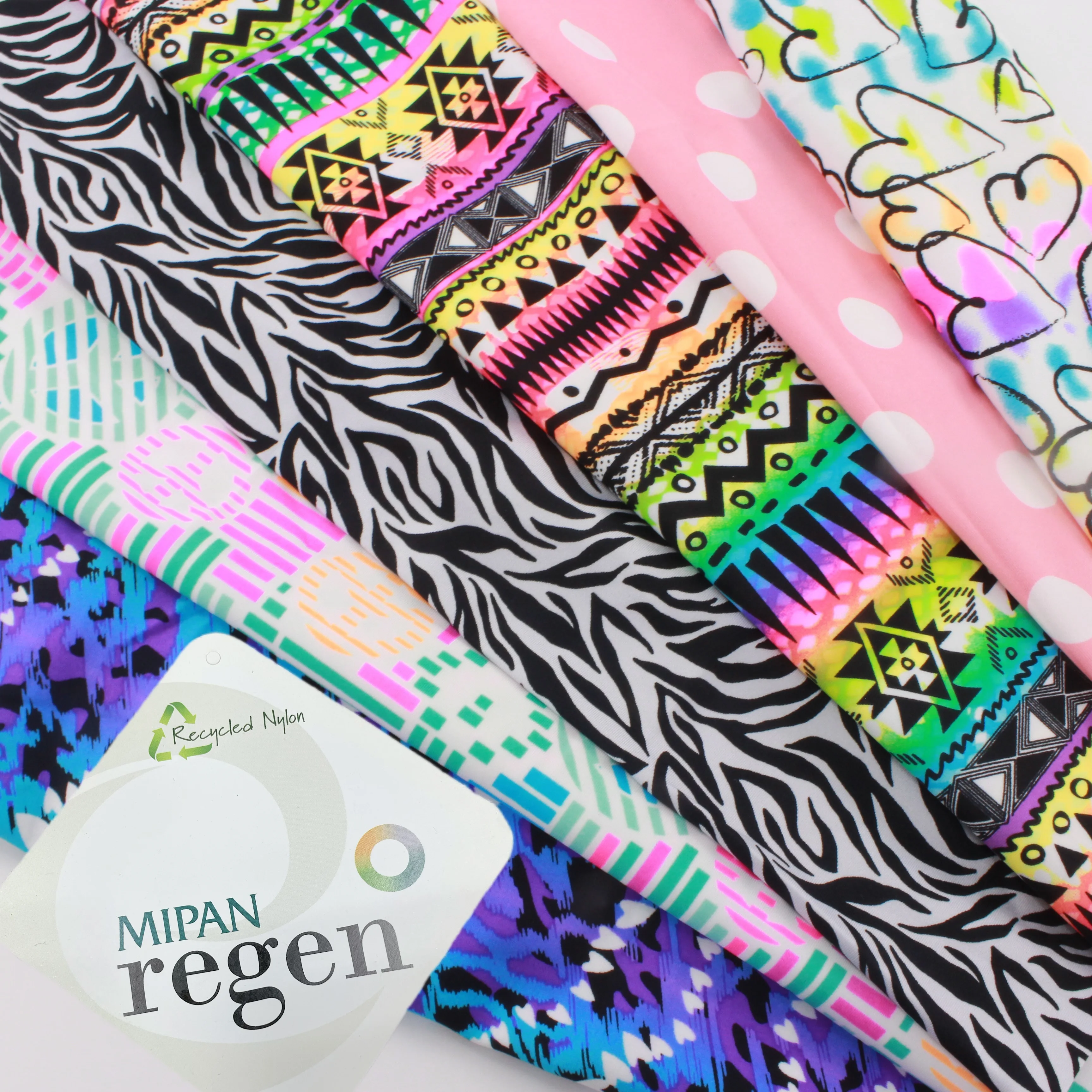 Sustainable Swim Fabric Recycled Nylon Spandex Fabric Polyamide Elastane Fabric