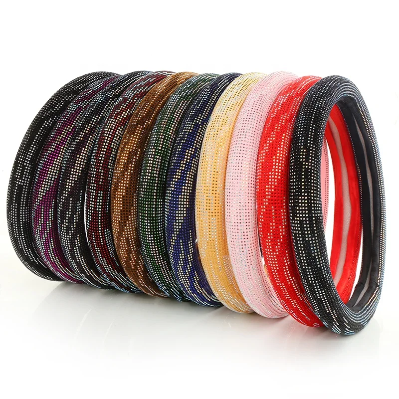 Automobile interior manufacturer direct selling custom made personality and fashion plush steering wheel cover