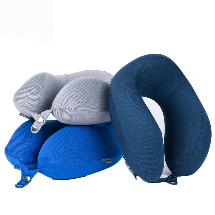 Custom Double Memory Foam Neck Pillow Travel Neck Camping Pillow Travel U Shaped Pillow