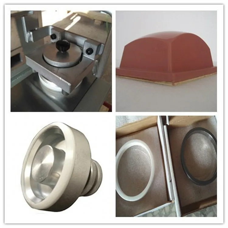 HX-140 factory supply 80x80mm ink cup manual pad printing machine mini pad printer for phone case plastic part