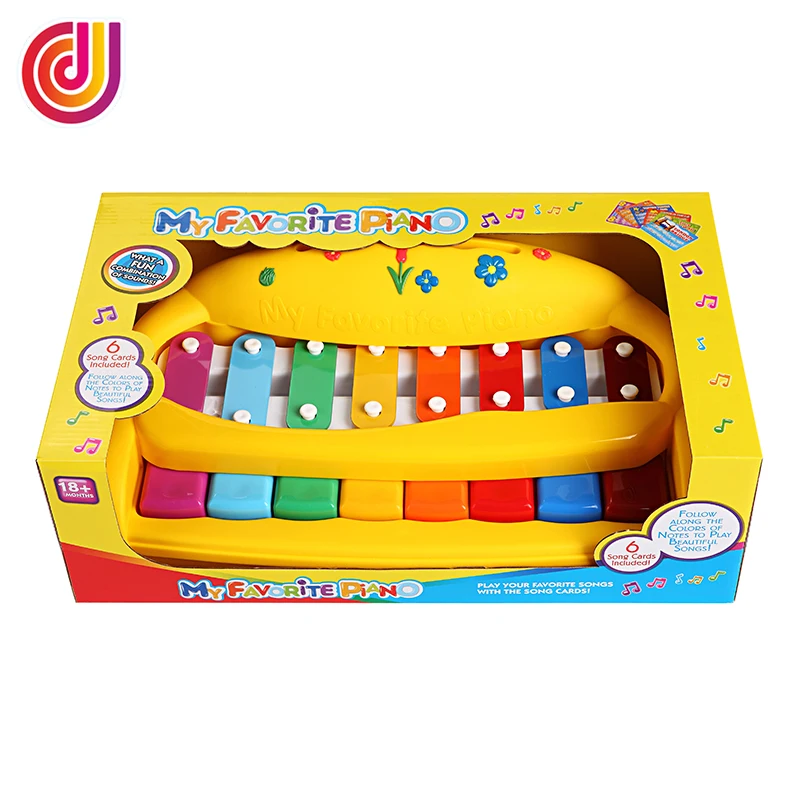 
Deats brand Good quality kids musical enlightenment xylophone toy piano with chromatic metal keys percussion instrument 