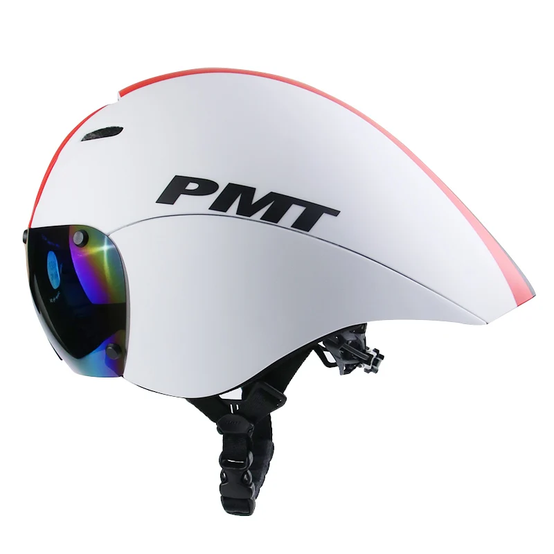 PMT factory direct triathlon helmet lightweight magnetic suction goggles integrated molding process bicycle helmet