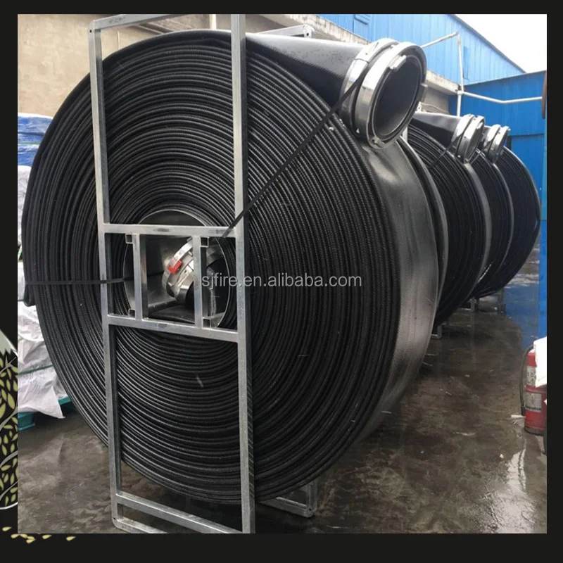 For Oil and water high abrasion resistance TPU layflat hose