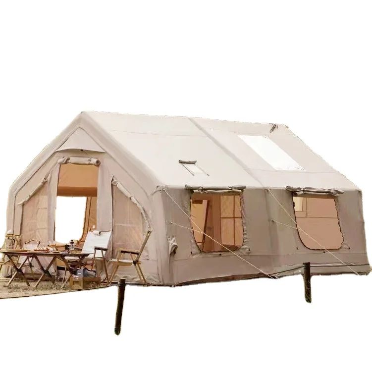 17.2 Luxury Inflatable Screen House Tent With Stove Hole