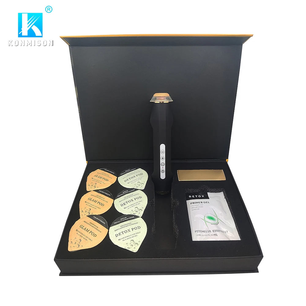 Handheld Oxygen Co2 Bubble handle Oxygenation Pod Capsule Gel Kit Set Hydra Beauty Oxygen Facial Machine