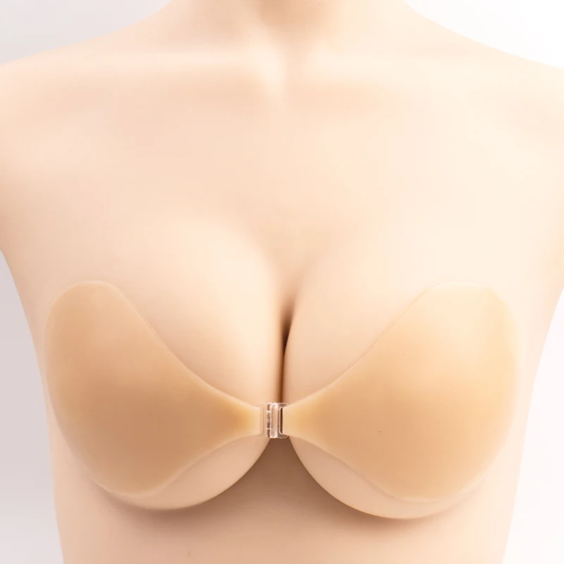 Front Closure Seamless Prosthesis Bra V009 For Mastectomy Women Silicone Breast Prosthesis With Pockets Cotton For Breast Forms