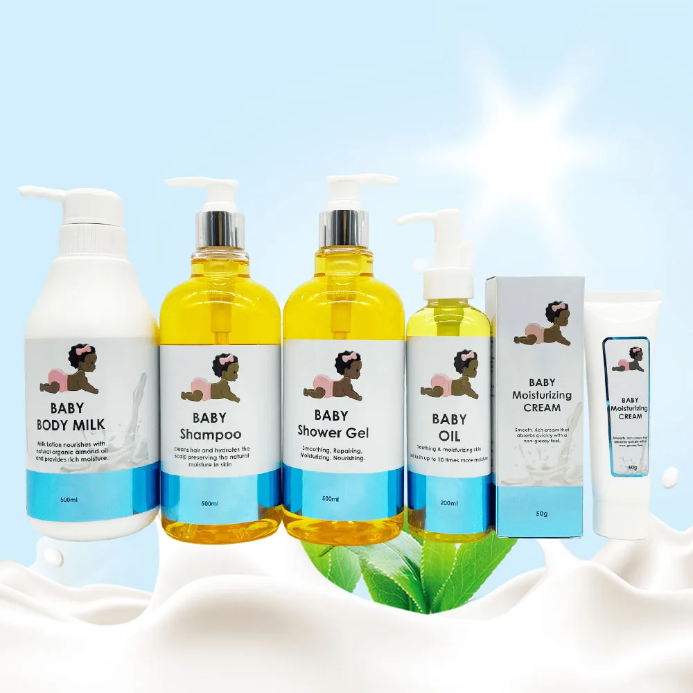 Private Label Baby Oil Natural Baby Skincare Product Smoothing Moisturizing Skin High Quality Face & Body Oil for Children Oil