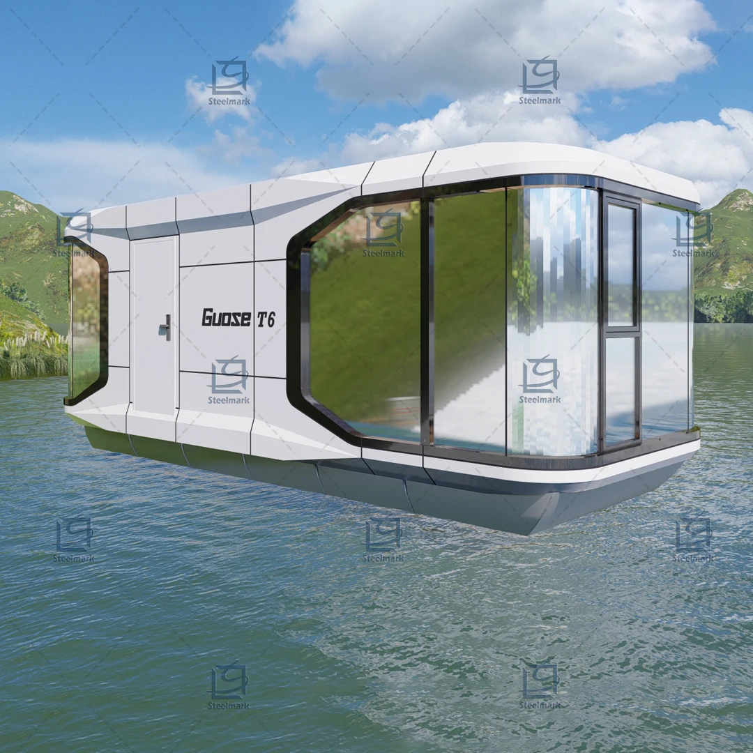 GUOSE Modern outdoor Factory direct  aluminum aquatic space capsule house prefab Modular houses for leisure toursim