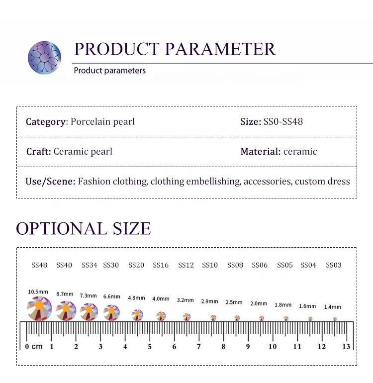 YHB Higher Quality Hotfix Rhinestones Capabilities Manufacturers Capi Blue SS0 To SS48 Custom Rhinestones