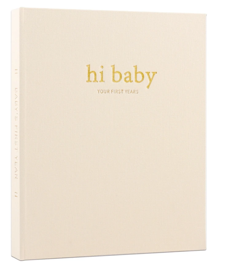 Custom hard Cover Baby First Year Photo Album Baby Memory Book