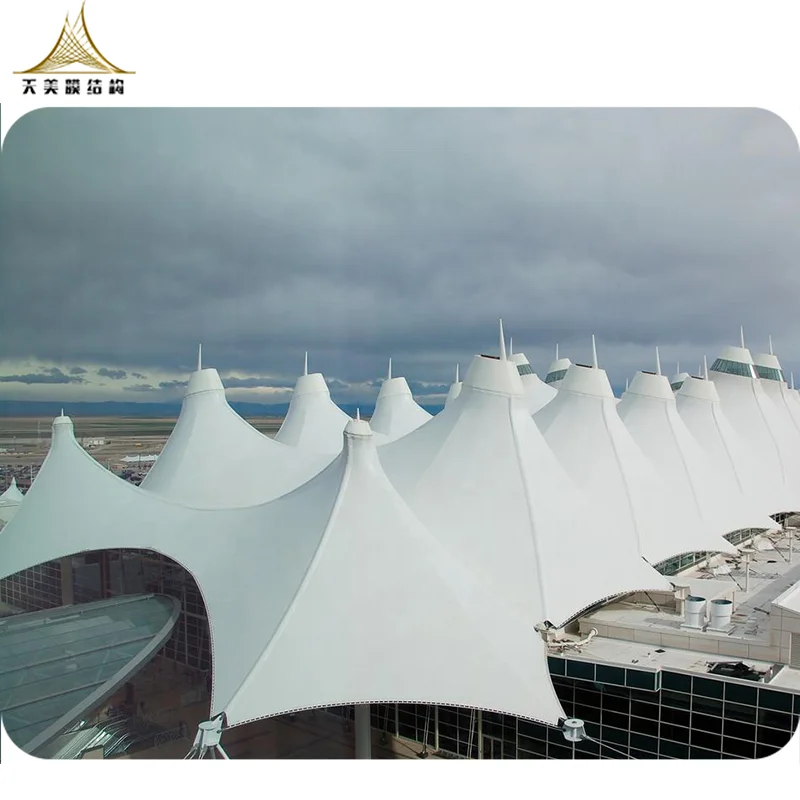 PVDF tensile fabric roof architecture membrane pergola