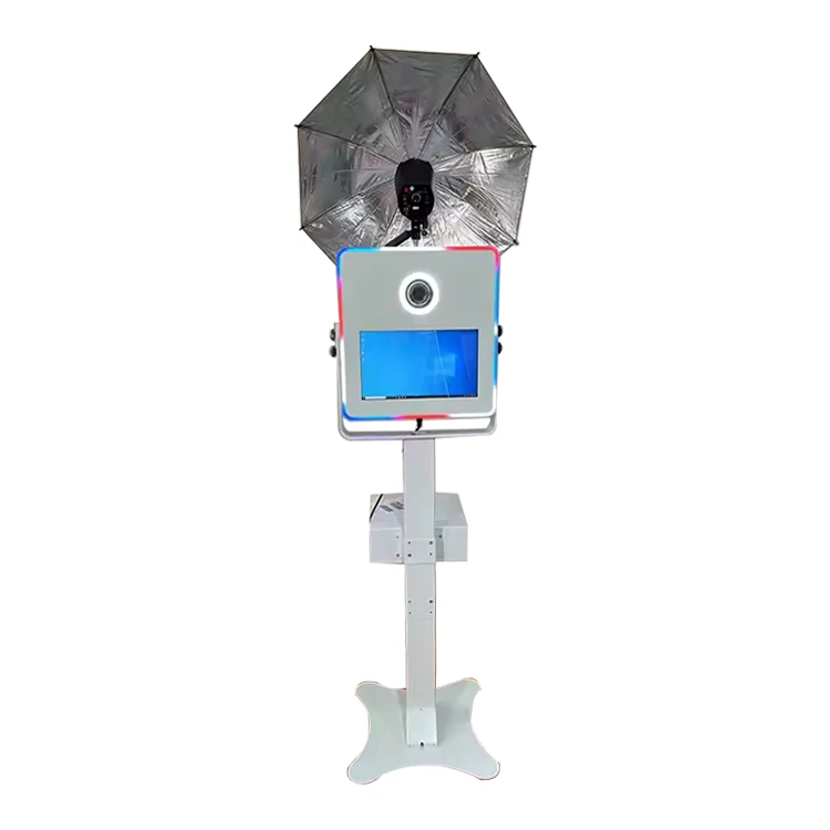 15.6 Inches Screen Digital Camera Wedding Dslr PhotoBooth Magic Mirror Selfie Photo Booth With Ring Light Machine For Party