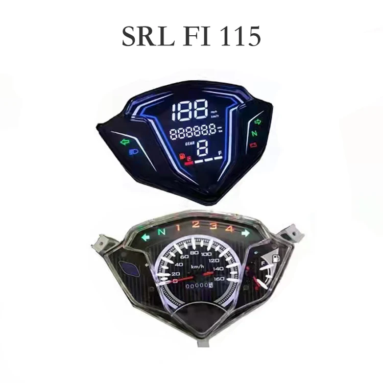 LF125-2E Speed Meter Clock Instrument Led Lcd Speedometer Digital Odometer Tachometer Competitive Prices Motorcycle Parts