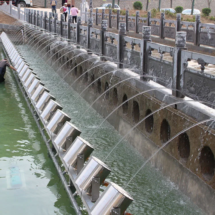 outdoor stainless steel laminar jumping jet fountain nozzle