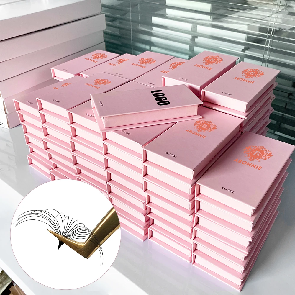 0.02 0.03 0.05 0.07mm las extension supplies private label siberian mink eyelash tray 25mm volume eyelash extension lash trays