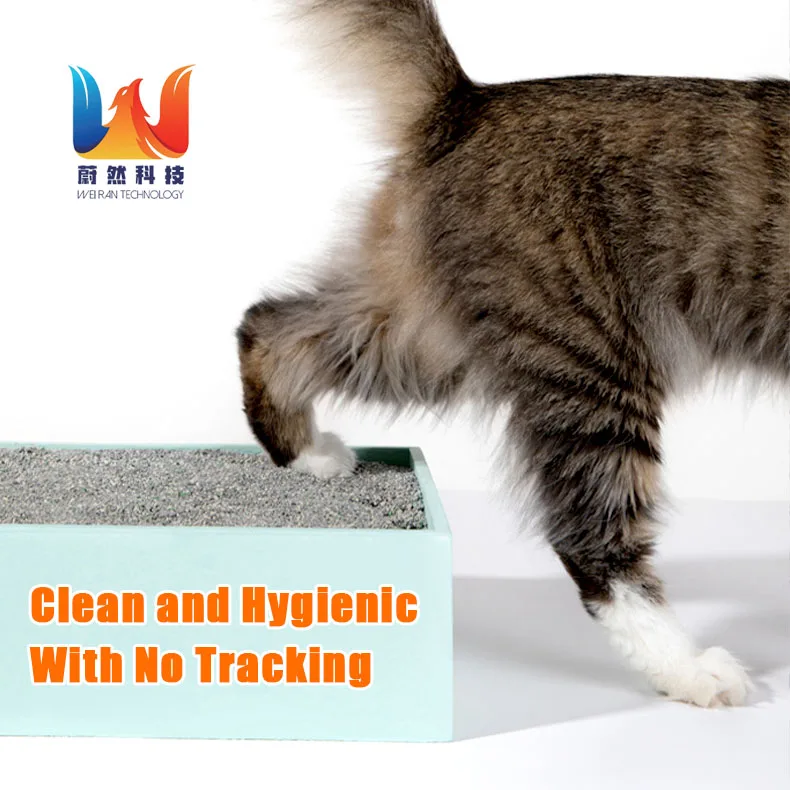 Bentonite Cat Litter Activated Carbon Sodium Fragrance Infused 5 kg 10 kg 25 kg Bag Packaging