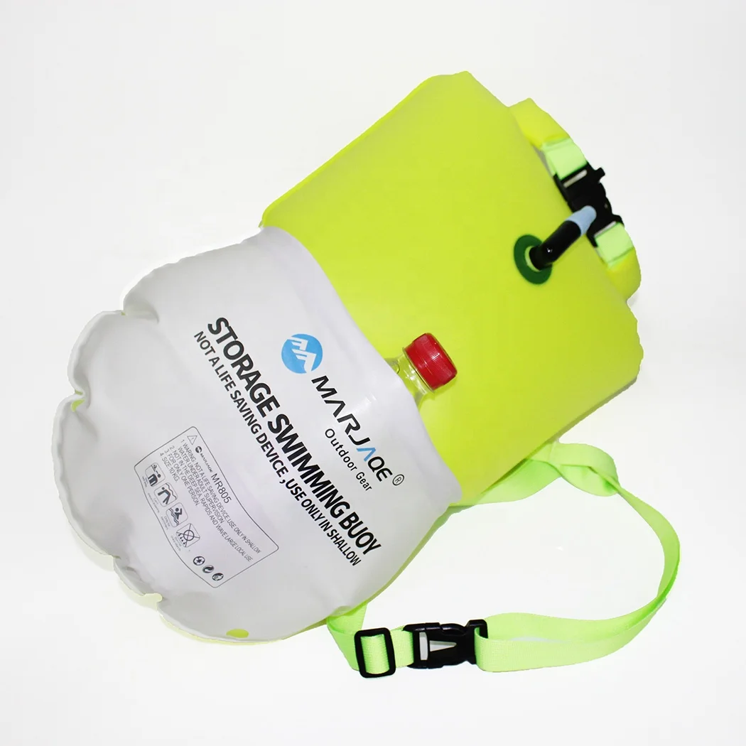 MARJAQE надувные буи с логотипом под заказ с карманом плавающий безопасный буй для хранения
