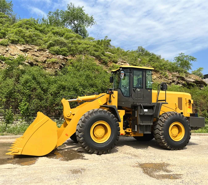 ZL50 Construction machine equipment 5ton front end wheel loader with quick hitch