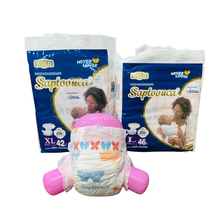 Dry surface Baby Diapers stocklot popular in South Africa,Ghana factory directly sell free to shipping