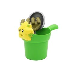 Eco Friendly Summer Water Toy Green stars Baby Bucket Tools Play Set Sand Beach Toy For Kids