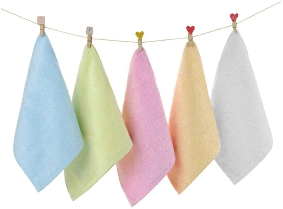 Wholesale bamboo baby washcloth and bamboo towels organic bamboo washcloth for gifts,10 pack or 6 pack