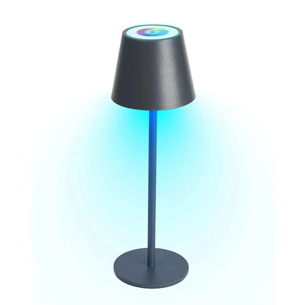 RGB+WW Touch Ctrl USB 5V Dimmable Rechargeable Led Table Lamp For Reading Desk Study Dormitory Kids Bedside Hotel Bar Restaurant