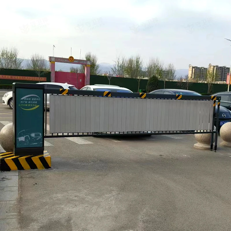 electric parking advertising boom barrier dc motor barrier gate