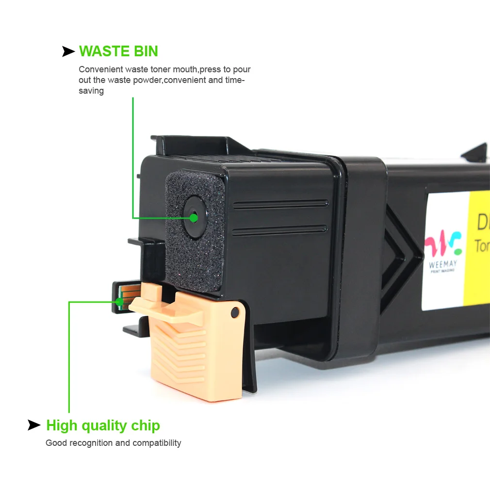 WEEMAY Compatible Dell 2150 2155 Toner Cartridge Suitable for 2150 2155