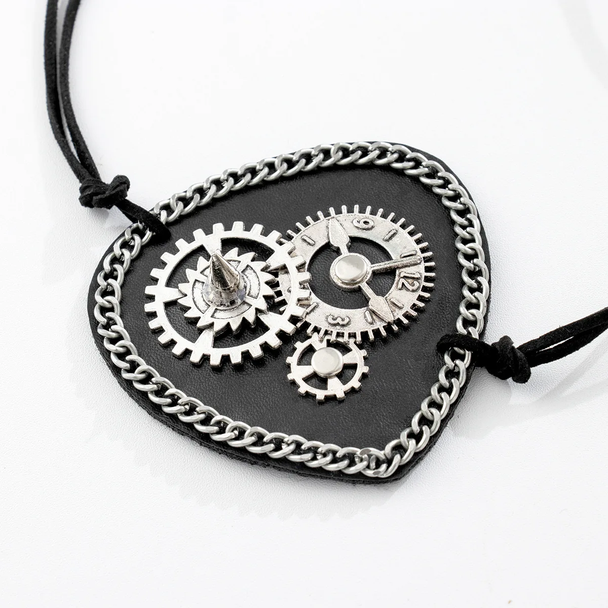 Винтажный пиратский панк PU кожаный патч для глаз, реквизит для костюма на Хэллоуин, для вечеринок, часы с заклепками