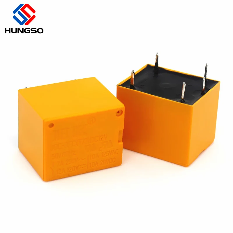T73 pcb реле JQC-3FF-S-Z spdt 5vdc 9 В 12 24 постоянного тока 10A 5PIN JQC-3ff 10a 250vac