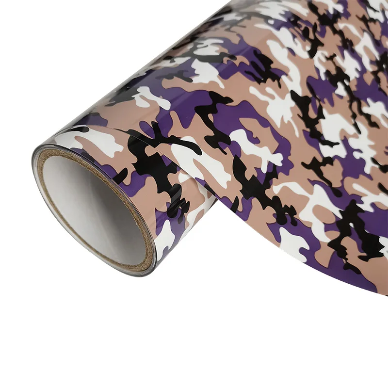 
Camouflage printed pu vinyl vynil rolls heat transfer vinyl flex 