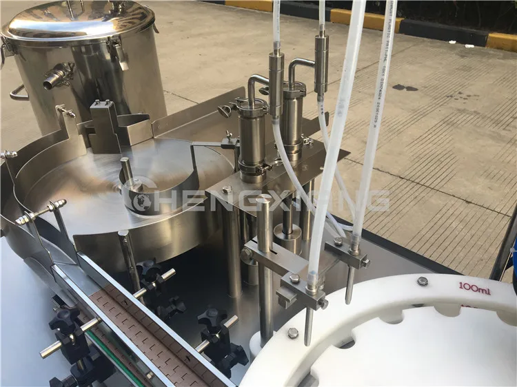 Automatic Glass Bottle Perfume Production Line 30ml 100ml Spray Filling Crimping Machine