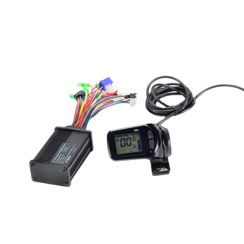 
BLDC motor controller and color screen lcd display set for electric scooter 