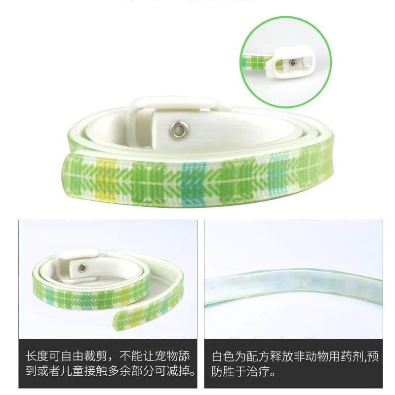 Factory Direct Sales Pet Anti-Flea Collar Essence Oil Pet Cat Dog Insect Repellent Collar Size Adjustable