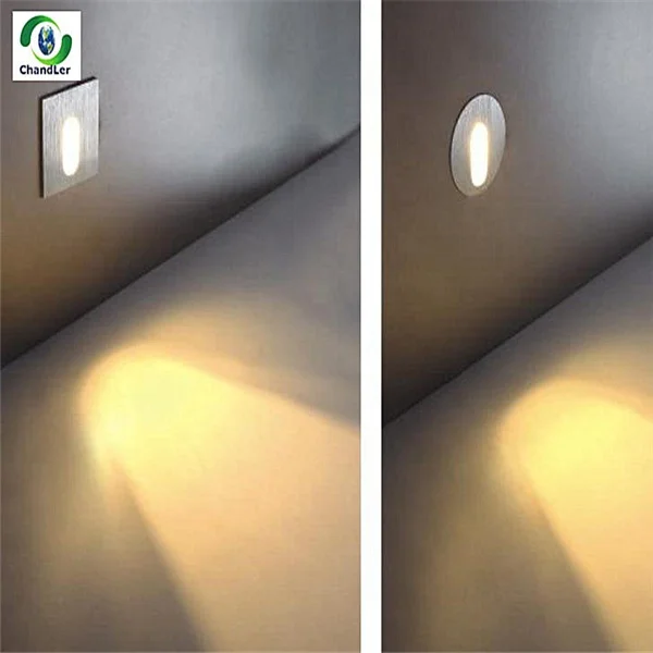 CHANDLER LED light 1W LED Recessed Wall light Ceiling Lamp Cold White Warm White For Stairs Step Foyer Indoor Home Lighting